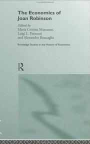 Front cover of The economics of Joan Robinson by Alessandro Roncaglia