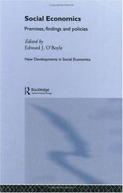 Cover of Social Economics by Edward O'boyle