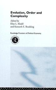 Cover of Evolution, order, and complexity by Kenneth Boulding