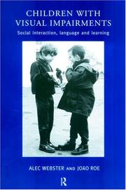 Cover of Children with visual impairments by Alec Webster