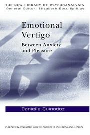 Front cover of Emotional vertigo, between anxiety and pleasure by Danielle Quinodoz