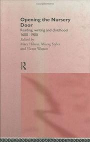 Front cover of Opening the Nursery Door by Mary Hilton