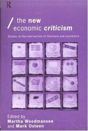 Front cover of The new economic criticism by Martha Woodmansee
