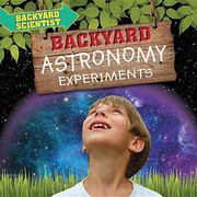 Front cover of Backyard Astronomy Experiments by Alix Wood