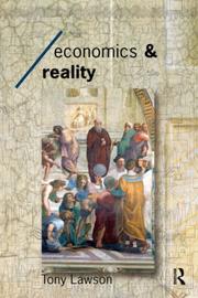 Front cover of Economics and reality by Lawson, Tony.