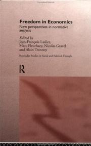 Front cover of Freedom in Economics by J. Laslier