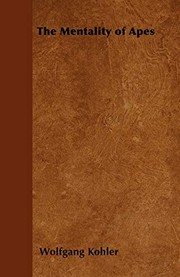 Front cover of Mentality of Apes by Wolfgang Kohler
