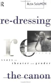 Cover of Re-dressing the canon by Alisa Solomon