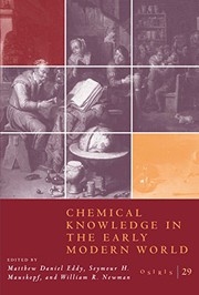 Front cover of Chemical Knowledge in the Early Modern World by Matthew D. Eddy