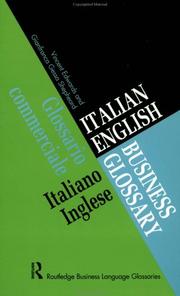 Front cover of Italian/English business glossary by Vincent Edwards