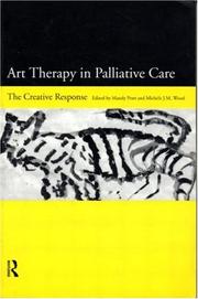 Front cover of Art therapy in palliative care by Michele Wood