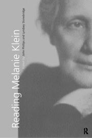 Cover of Reading Melanie Klein by John Phillips