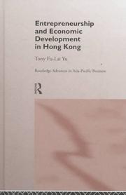 Front cover of Entrepreneurship and economic development in Hong Kong by Tony Fu-Lai Yu