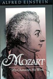 Cover of Mozart by Alfred Einstein