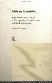Cover of African identities by Kadiatu Kanneh