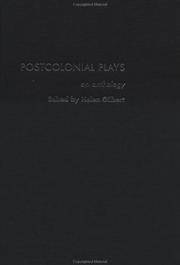 Cover of Postcolonial plays by Helen Gilbert