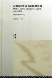 Cover of Dangerous sexualities by Frank Mort