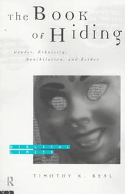 Cover of The book of hiding by Timothy K. Beal