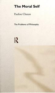 Cover of The moral self by Pauline Chazan