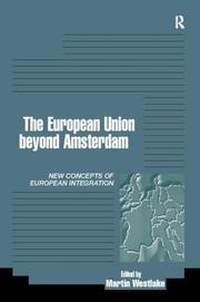Front cover of The European Union beyond Amsterdam by Martin Westlake