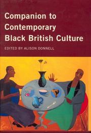 Cover of Companion to contemporary Black British culture by Alison Donnell