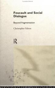 Cover of Foucault and social dialogue by Christopher Falzon