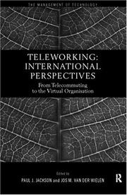 Cover of Teleworking: International Perspectives by Paul Jackson