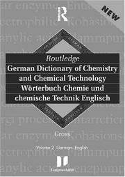 Front cover of Langenscheidt Routledge German dictionary of chemistry and chemical technology = by Technical University of Dresden Staff