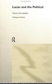 Cover of Lacan and the political by Yannis Stavrakakis