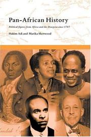 Front cover of Pan-African History by Hakim Adi