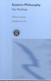 Front cover of Eastern philosophy: key readings by Oliver Leaman