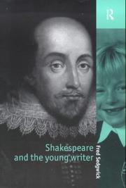 Front cover of Shakespeare and the Young Writer by Fred Sedgwick
