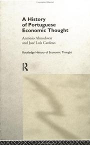 Front cover of A History of Portuguese Economic Thought by Anton Almodovar