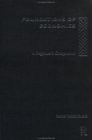 Front cover of Foundations of economics by Yanis Varoufakis
