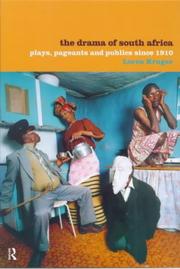 Cover of The drama of South Africa by Loren Kruger