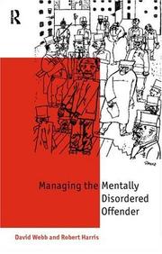 Cover of Mentally Disordered Offenders by David J. Webb