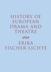 Cover of Geschichte des Dramas by Erika Fischer-Lichte