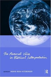 Front cover of The Personal Voice in Biblical Interpretation by Ingrid R. Kitzberger