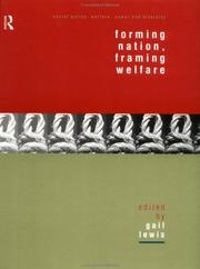 Front cover of Forming nation, framing welfare by Gail Lewis