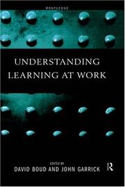 Cover of Understanding Learning at Work by David Boud