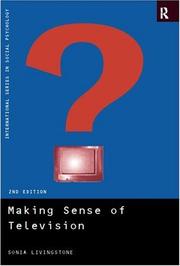 Front cover of Making Sense of Television by Sonia M. Livingstone