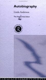 Cover of Autobiography by Linda R. Anderson