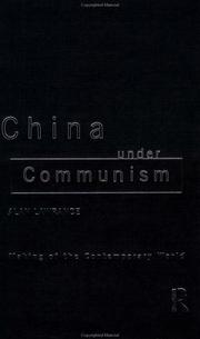 Front cover of China under communism by Alan Lawrance