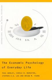 Front cover of The economic psychology of everyday life by Paul Webley