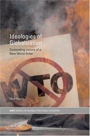 Cover of Ideologies of Globalization by Mark Rupert