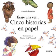 Front cover of Érase una vez... cinco historias en papel by Antonia Rodenas