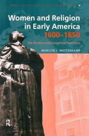 Front cover of Women and religion in early America, 1600-1850 by Marilyn J. Westerkamp