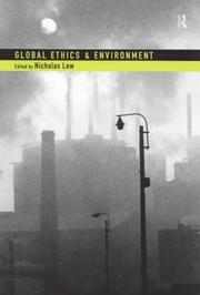 Cover of Global Ethics and the Environment by Nicholas Low
