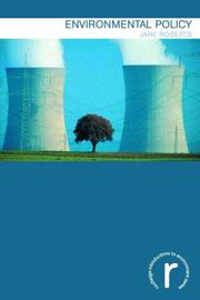 Cover of Environmental policy by Jane Roberts