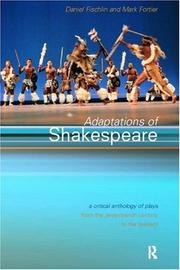 Front cover of Adaptations of Shakespeare by Daniel Fischlin